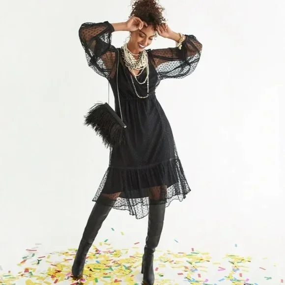 chinese dress ladies Nadine Merabi Sophie Black Dress XXL